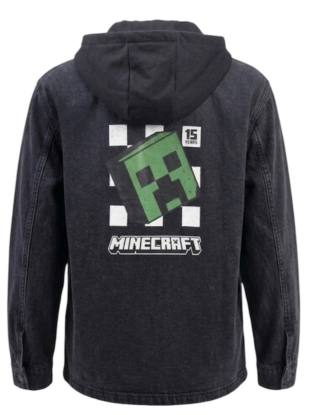 Zara x Minecraft Denim Jacket 15th Anniversary Special Edition EUC